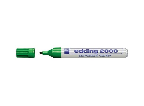 Merkepenn EDDING 2000 grønn 